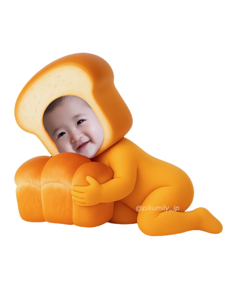 パンピクミリー🥖ぎゅっと食パンベビー