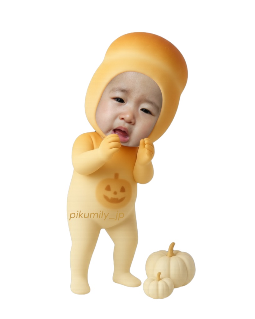 ハロウィンパンピクミリー🍞（大泣きポーズ）