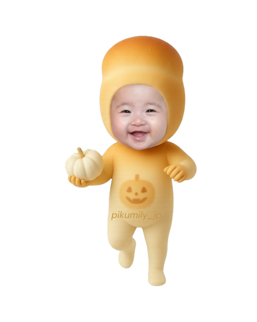 ハロウィンパンピクミリー🍞（トコトコポーズ）
