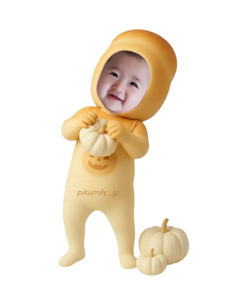 ハロウィンパンピクミリー🍞（のけぞりポーズ