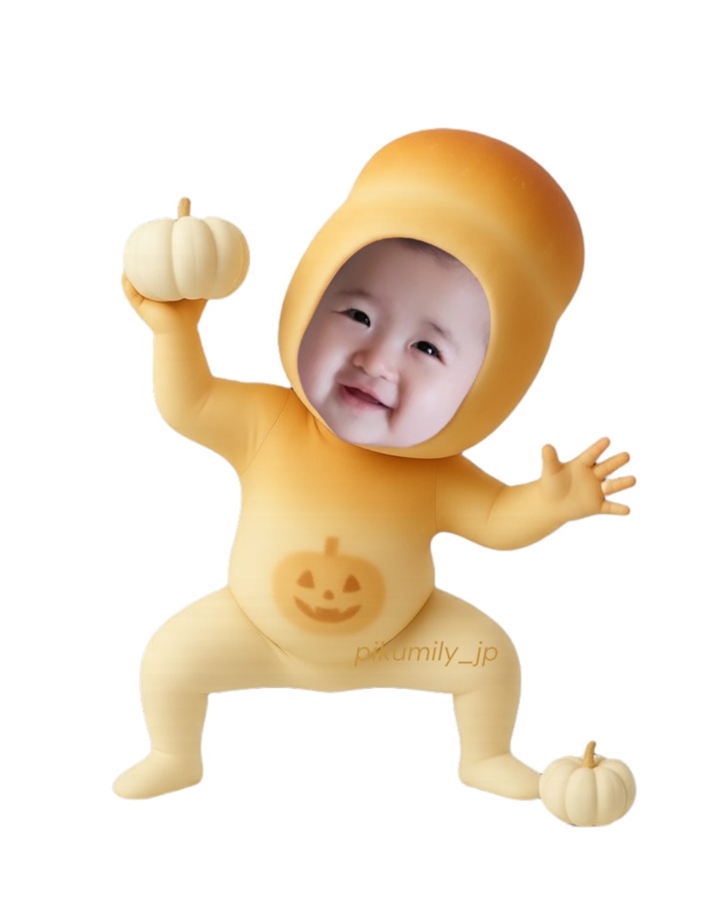 ハロウィンパンピクミリー🍞（リアクション芸ポーズ）