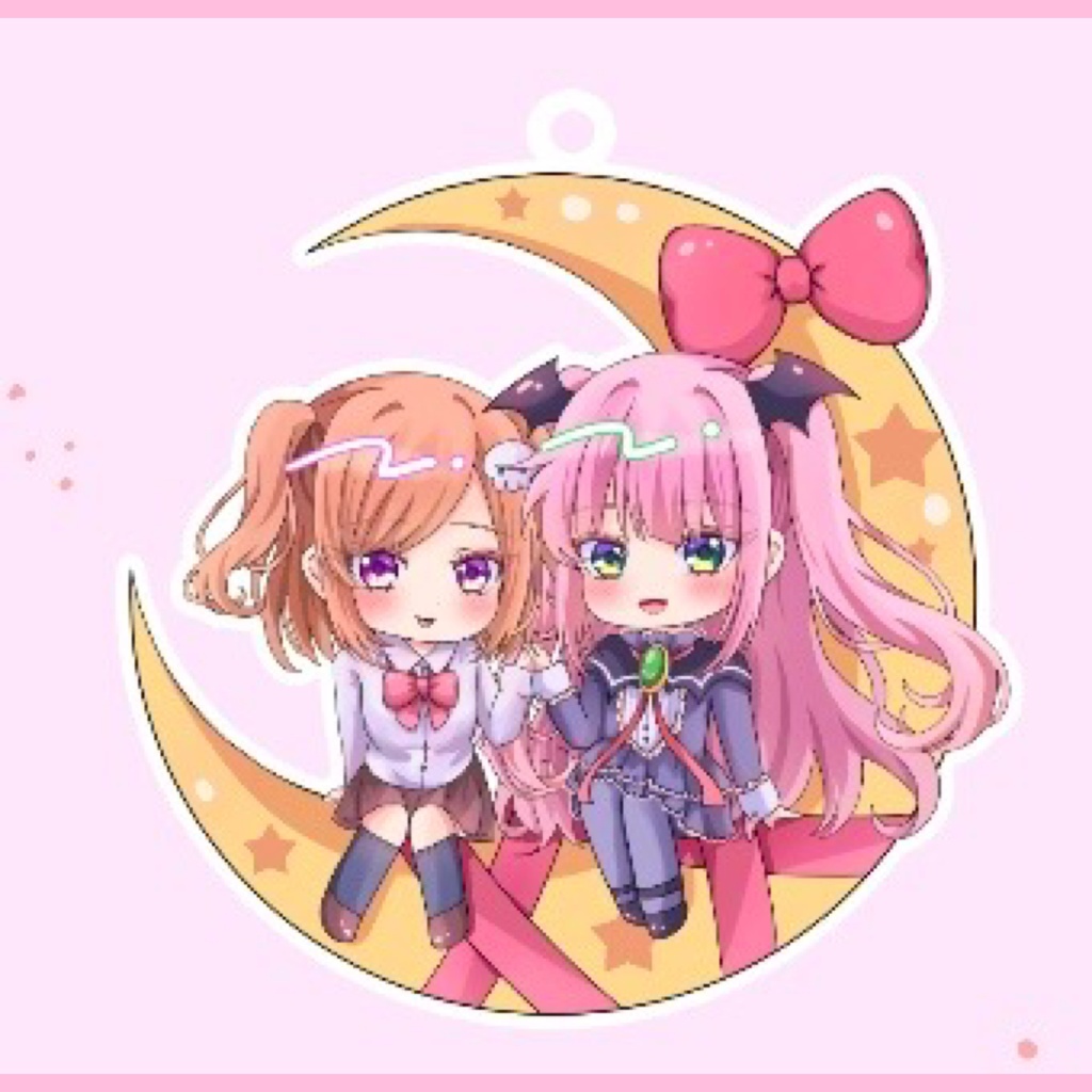 お月様アクリルキーホルダー