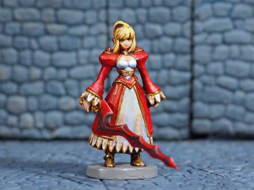 FGO 赤セイバー(ネロ・クラウディウス) メタルフィギュア