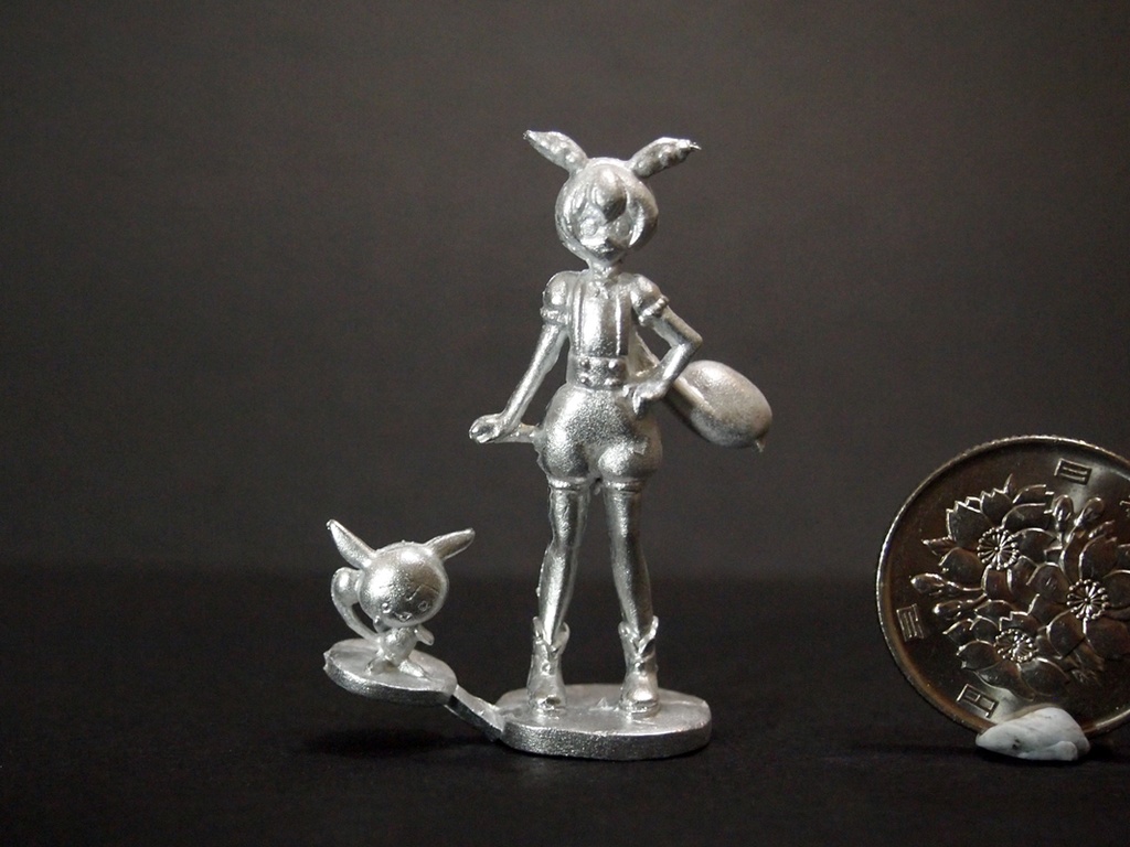 ずんだもん メタルフィギュア 未塗装キット