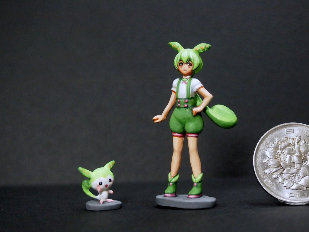 ずんだもん メタルフィギュア 未塗装キット