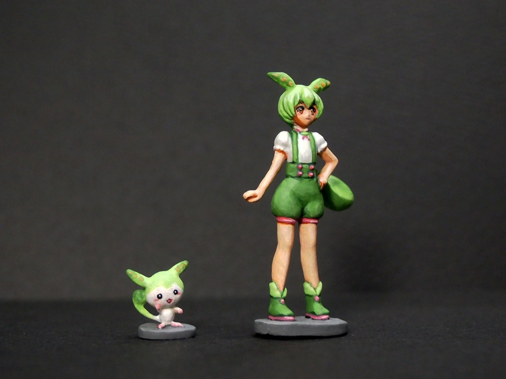 ずんだもん メタルフィギュア 未塗装キット