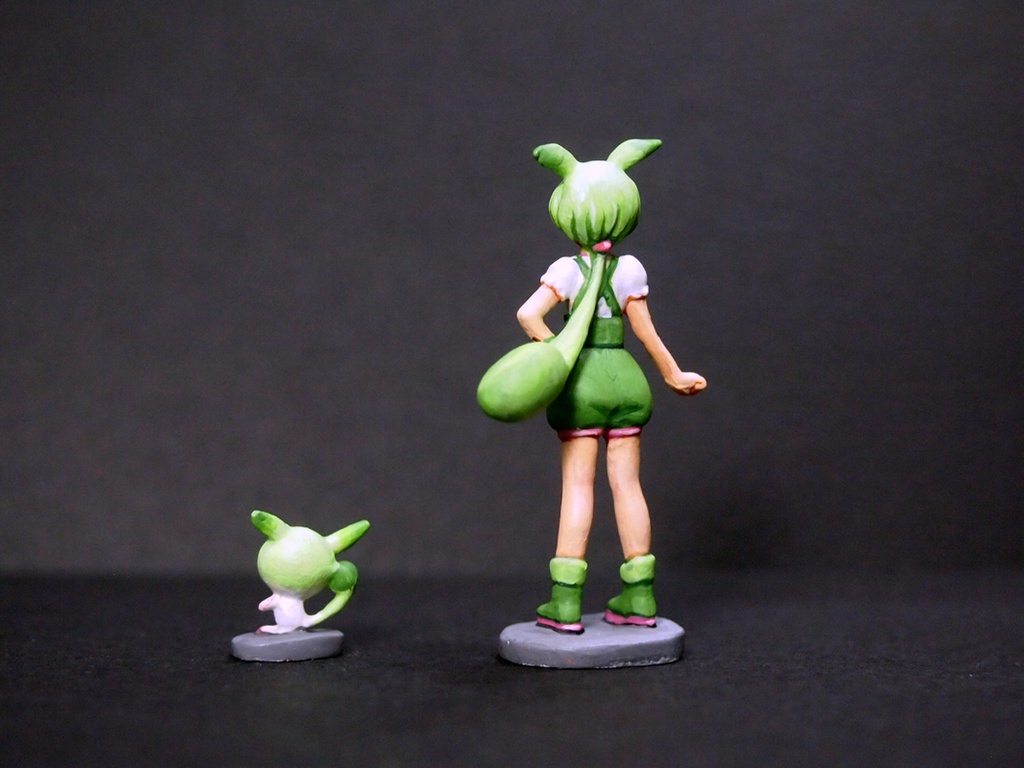 ずんだもん メタルフィギュア 未塗装キット