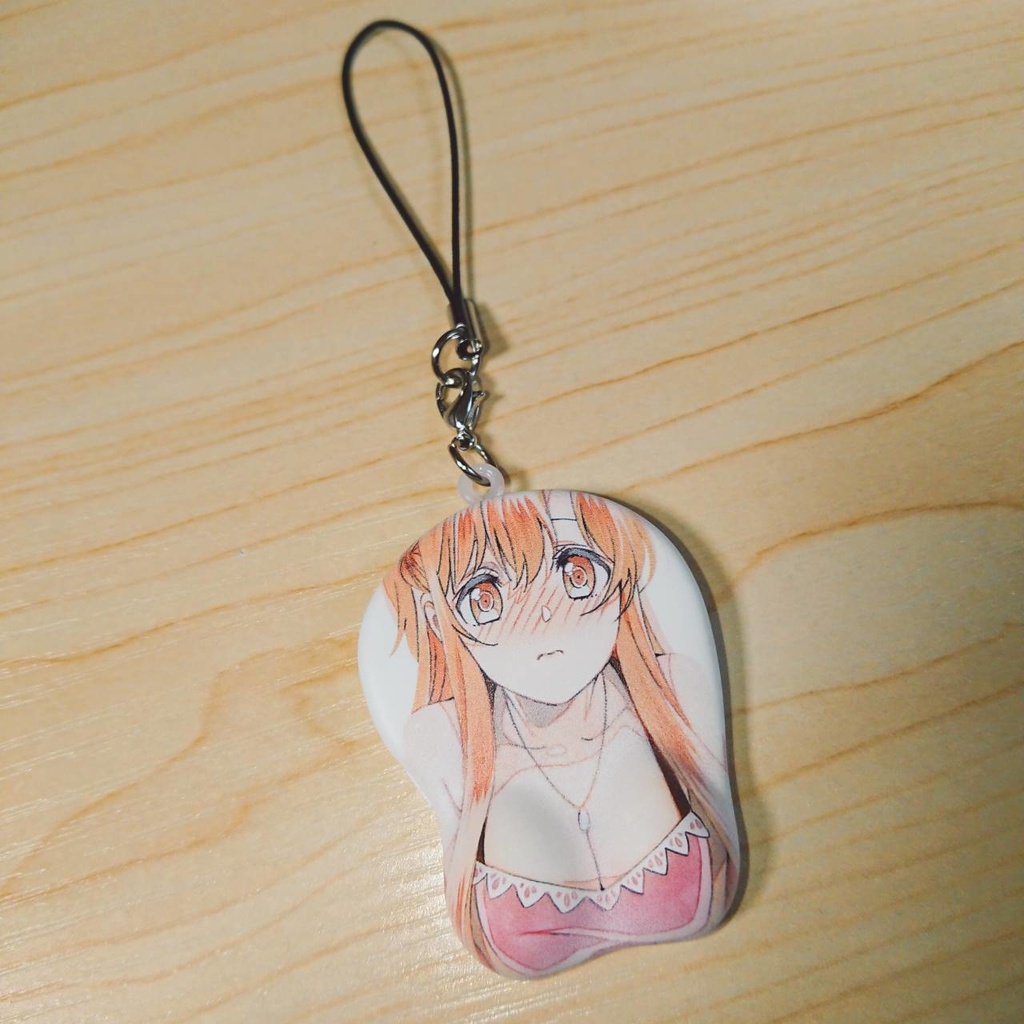 アスナさん ミニおっぱいマウスパッドストラップ