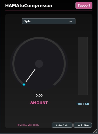 HAMAtoCompressor - ワンノブ・マルチモード・コンプレッサー