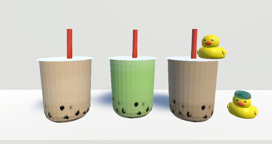 タピオカミルクティー(紅茶、抹茶、ほうじ茶)