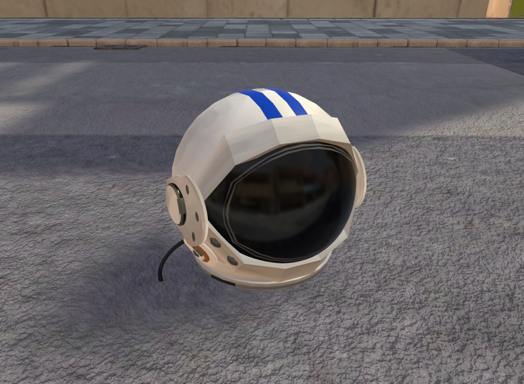 宇宙飛行士のヘルメット