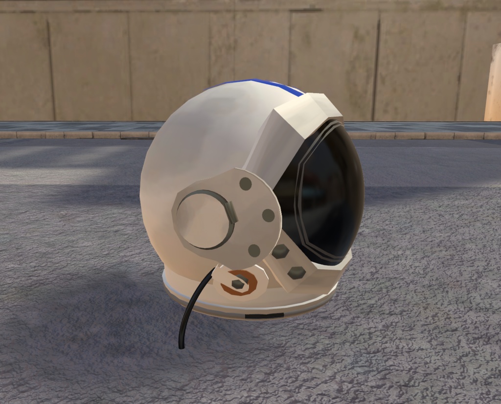宇宙飛行士のヘルメット