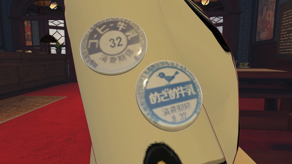 【無料】缶バッジ・牛乳瓶の蓋