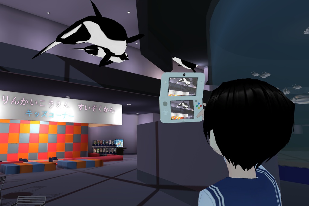 ゲーム機のカメラギミック