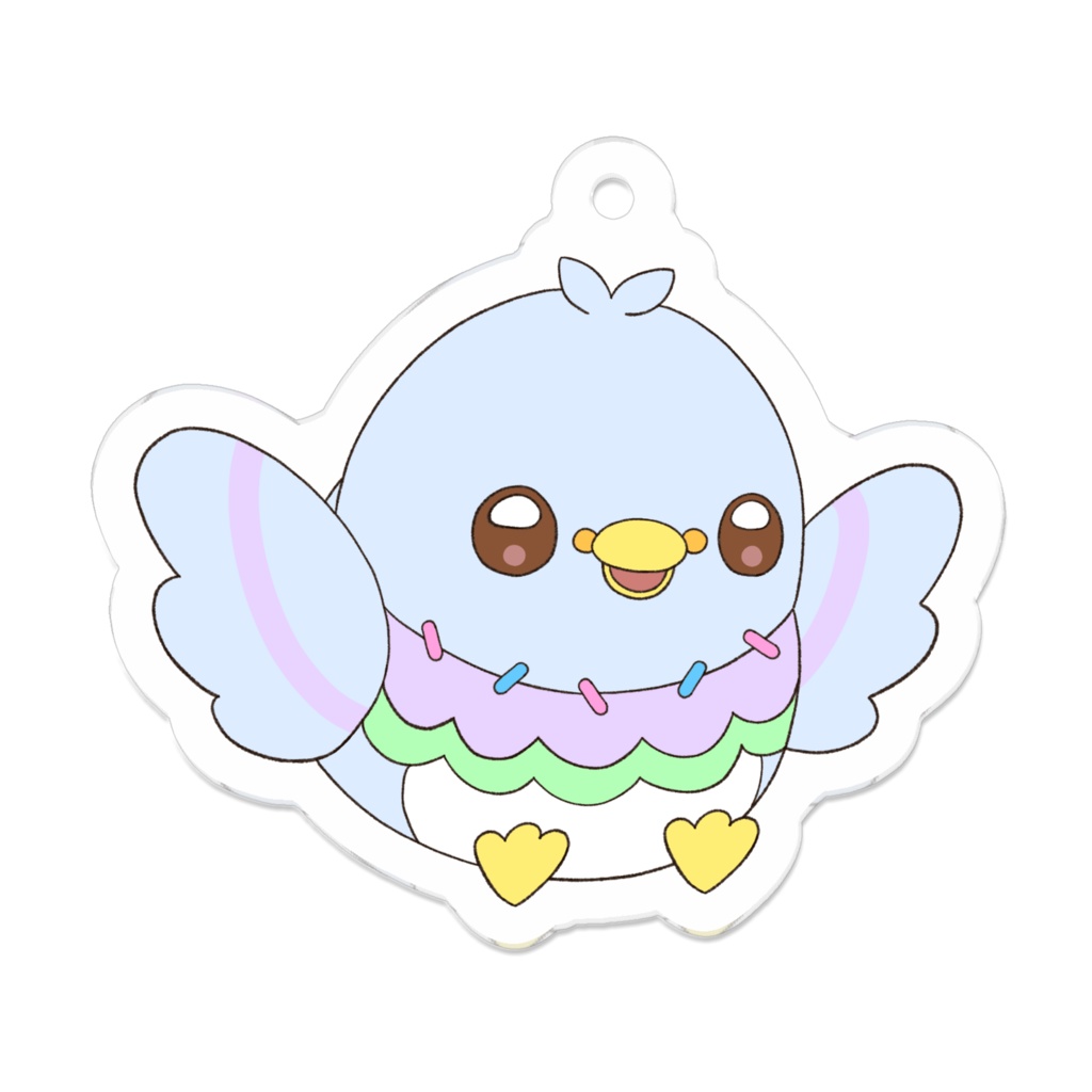ぽぽるアクリルキーホルダー