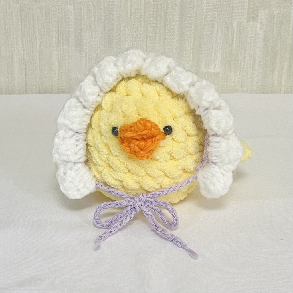 ぬいぐるみ用バブーシュカ / ふりふりパープル