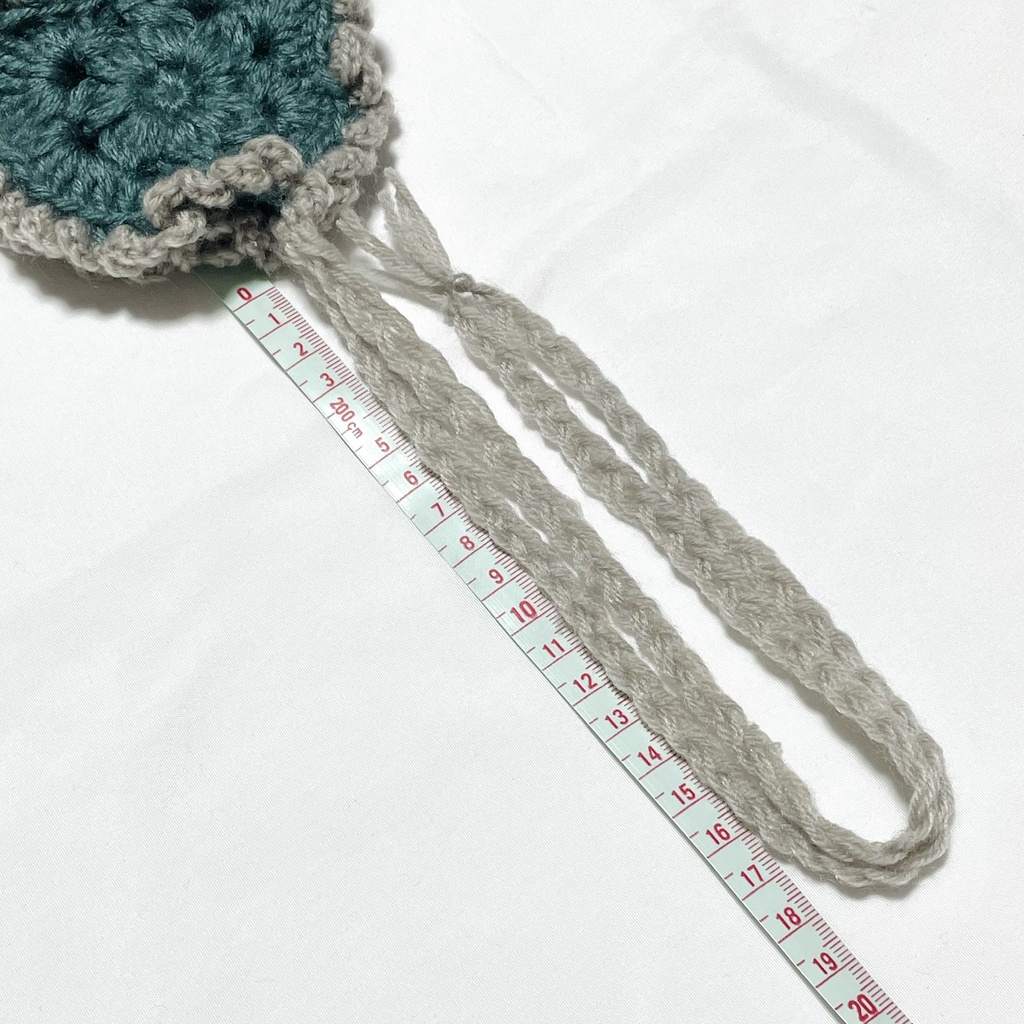 1点ものハンドメイド品 / フリルハートのイヤーマフ / 耳あて