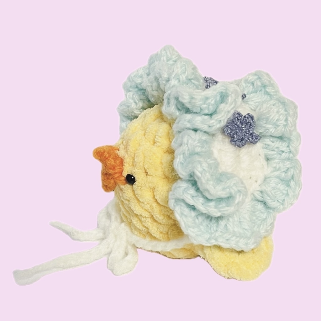 ぬいぐるみ用ヘッドドレス / 三つ星ライトブルー