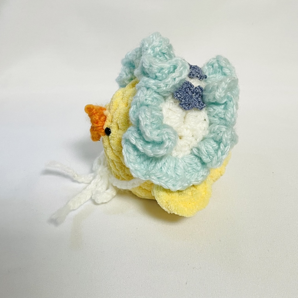 ぬいぐるみ用ヘッドドレス / 三つ星ライトブルー