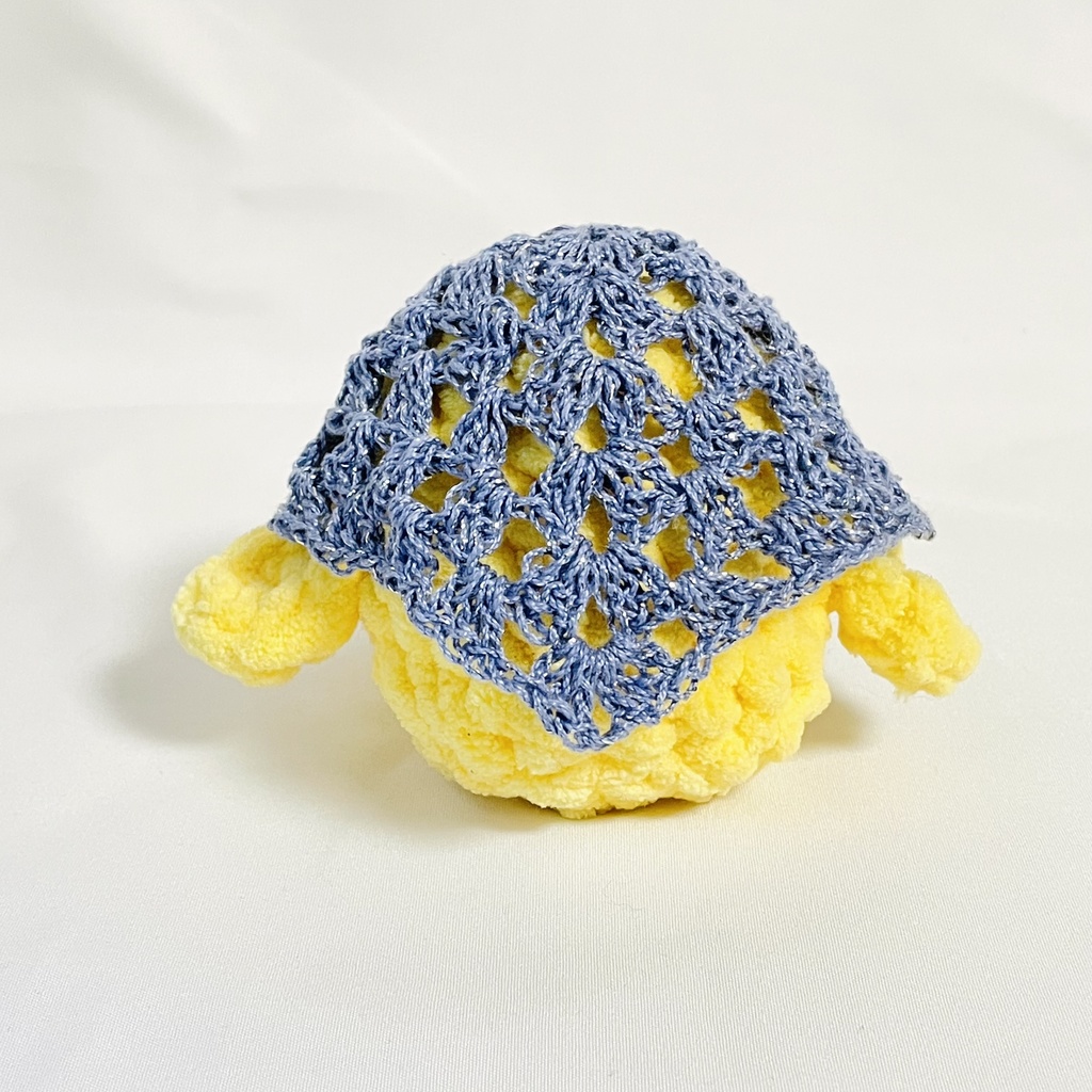 ぬいぐるみ用バブーシュカ / キラキラライトブルー