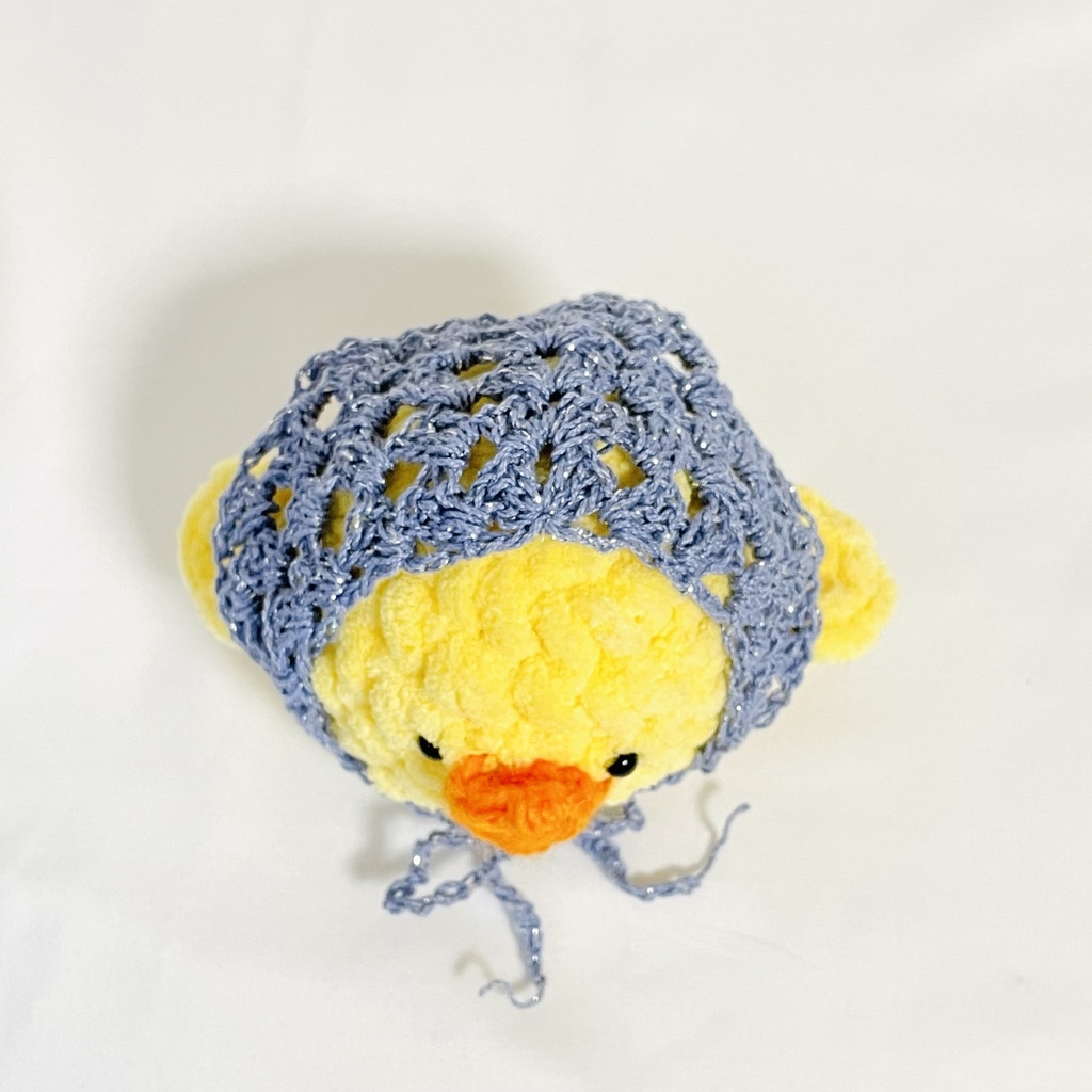 ぬいぐるみ用バブーシュカ / キラキラライトブルー