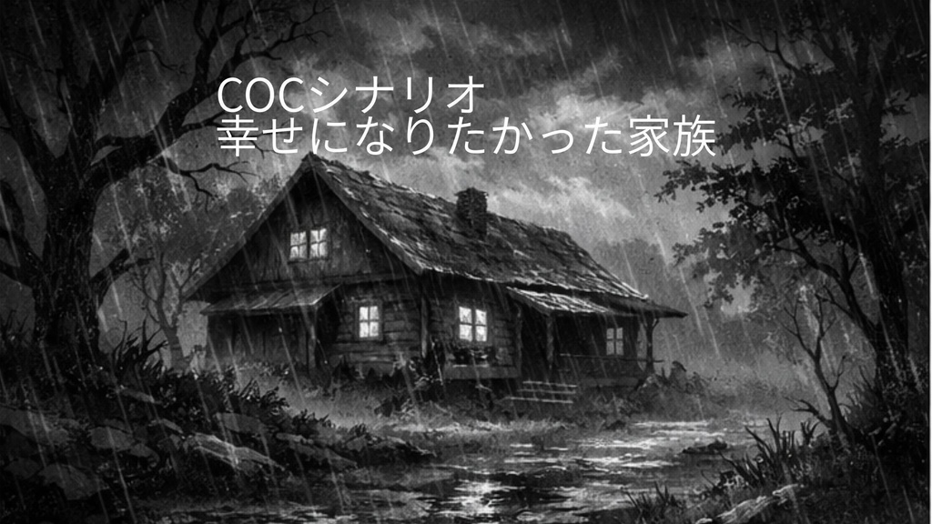無料【CoCシナリオ】幸せになりたかった家族