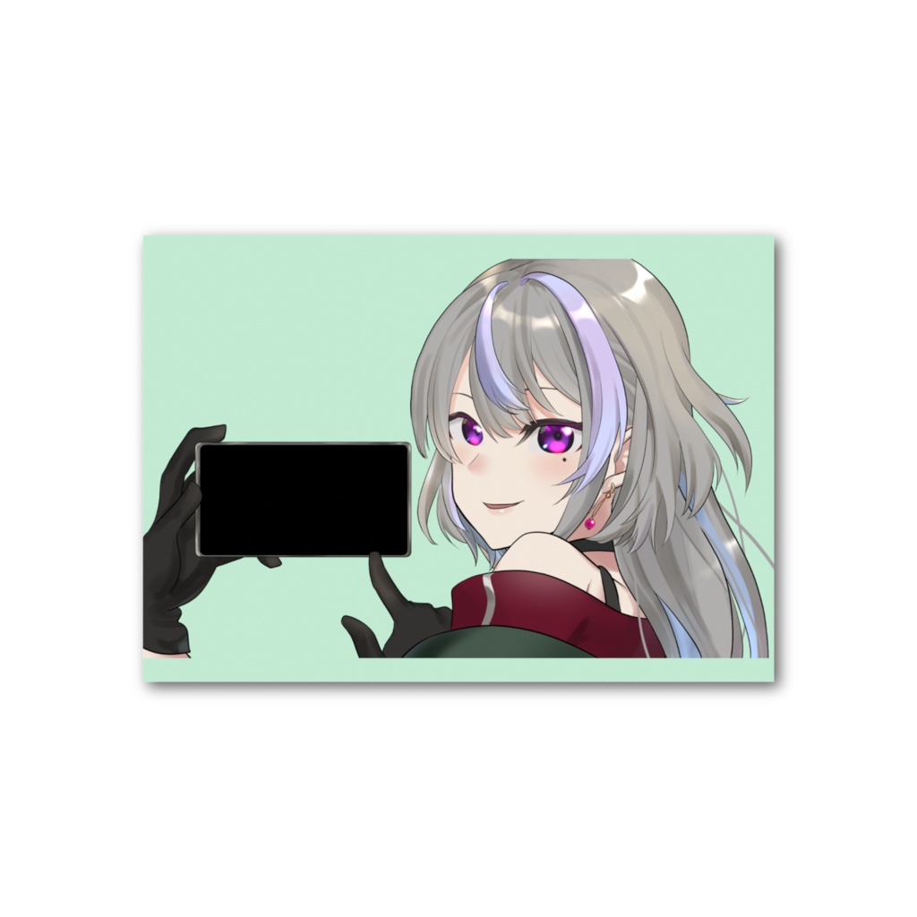 黑須つくる×ばったもん河合両面フォト風カード