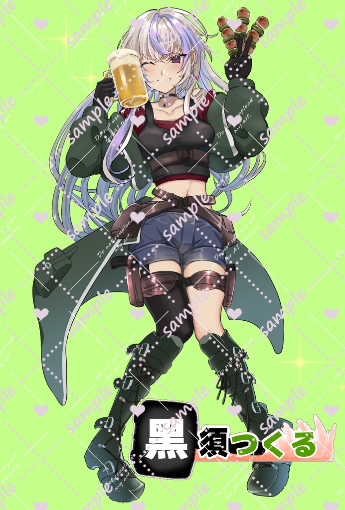 黑須つくる３周年記念サイン入りポストカード