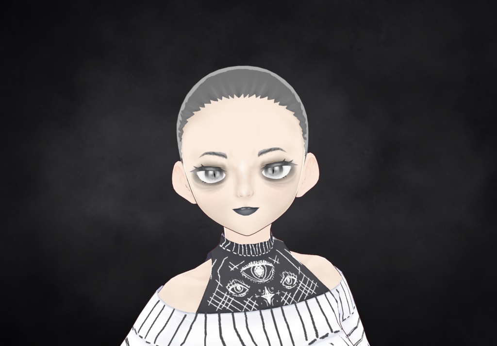 VRoid - Gothic Face Texture