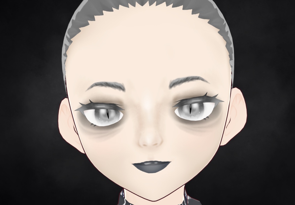 VRoid - Gothic Face Texture