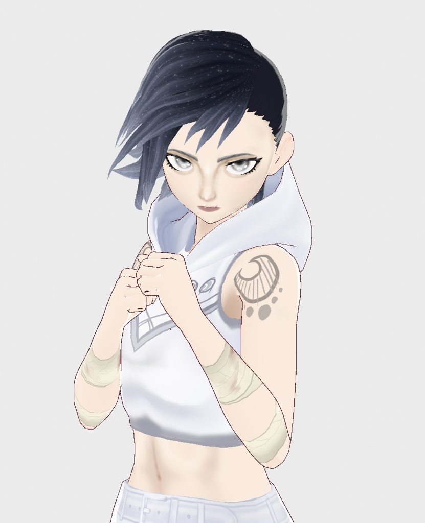 Full Masculine Female VRoid Model