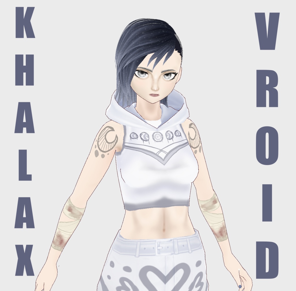Full Masculine Female VRoid Model