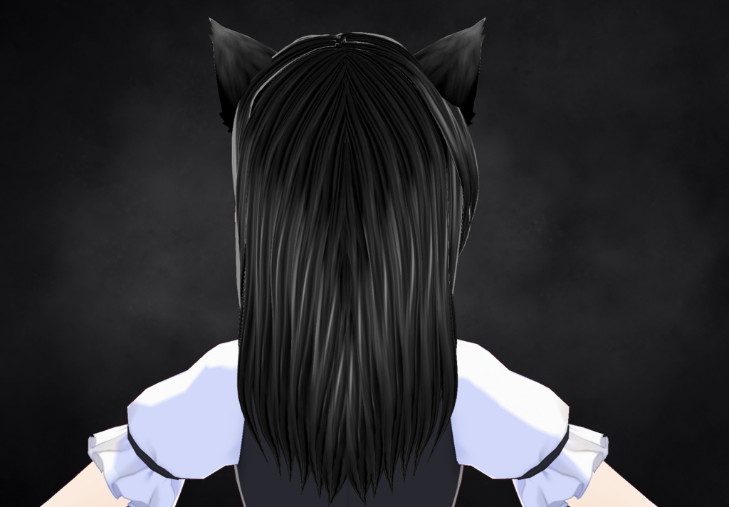 VRoid - Goth Hair Preset + Texture