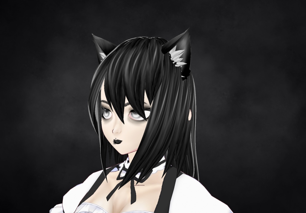 VRoid - Goth Hair Preset + Texture