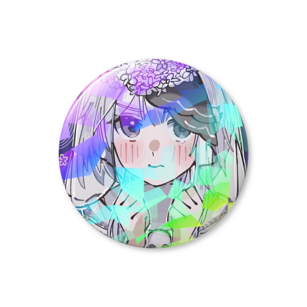 しあんのプンプン缶バッチ