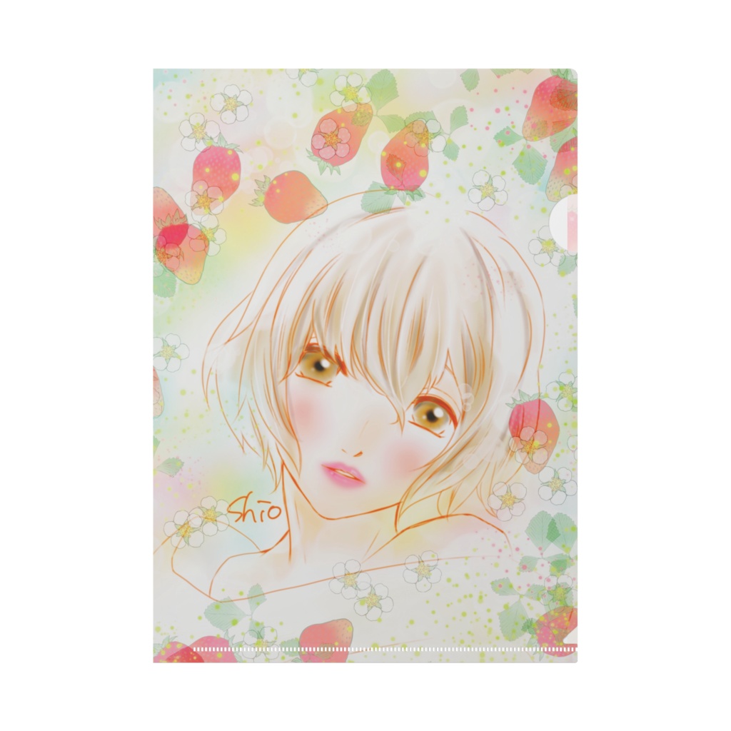 いちご女子 クリアファイル