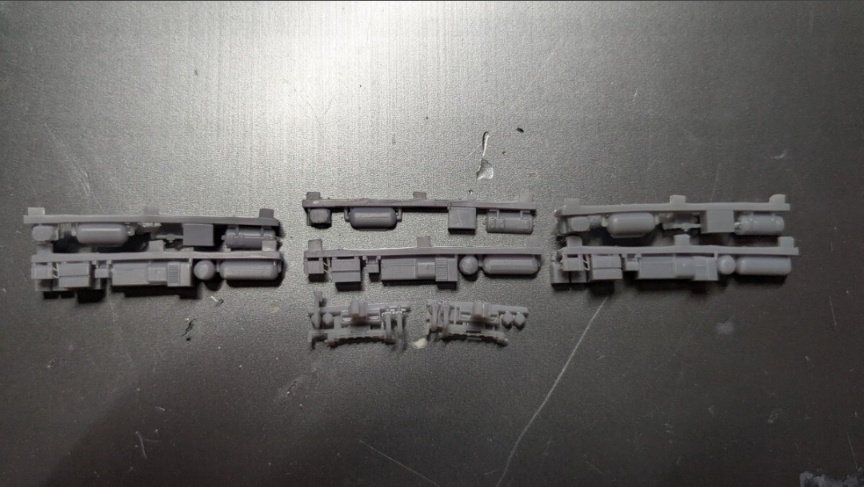 T K K デハ 3300形 タイプ 未塗装 組み立てボディキット 3D出力品 床板、床下機器付属