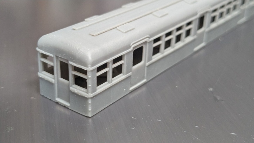 T K K クハ 3850形 更新車 川崎 タイプ 未塗装 組み立て ボディキット 3D出力品