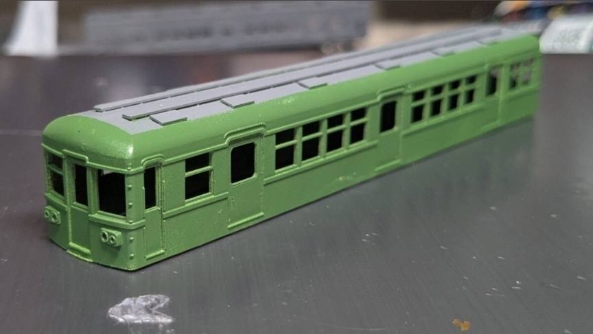 T K K クハ 3850形 更新車 川崎 タイプ 未塗装 組み立て ボディキット 3D出力品