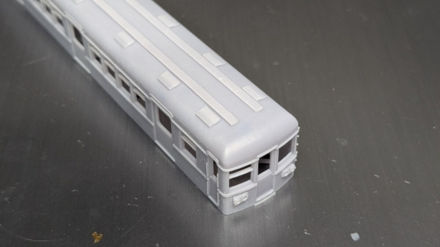 T K K クハ 3850形 更新車 川崎 タイプ 未塗装 組み立て ボディキット 3D出力品