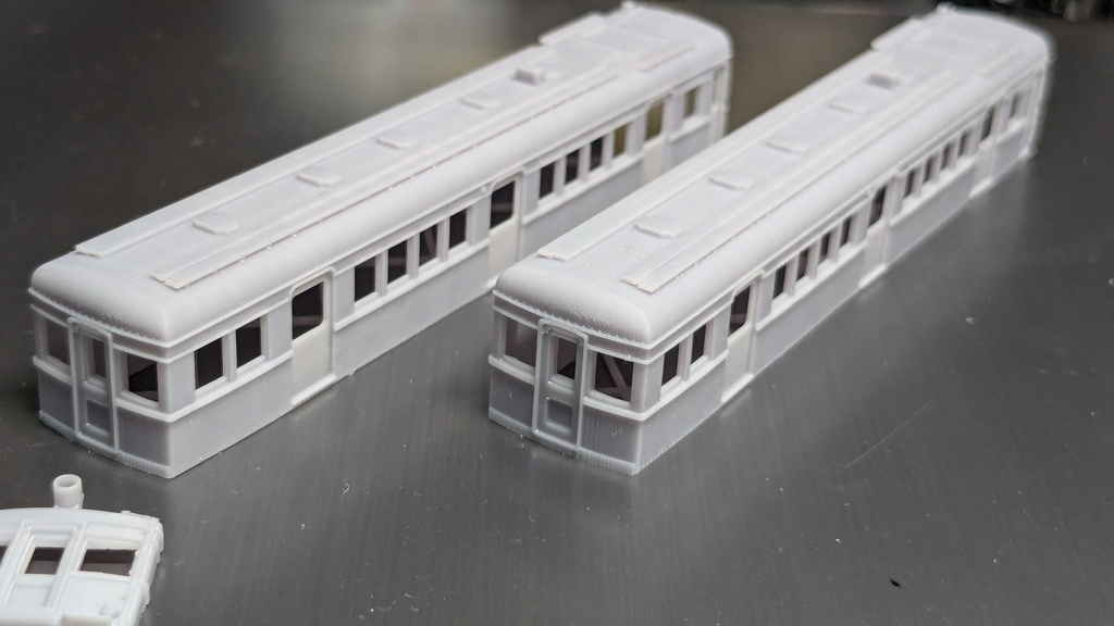 TKK デハ 3200形 タイプ 2両とサハ3100形 1両 計3両 未塗装キットセット