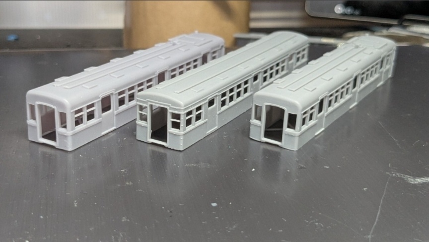 T K K デハ3650形×2 サハ3360形×1 計3両 未塗装 組み立てキット 3655 F 3D出力品