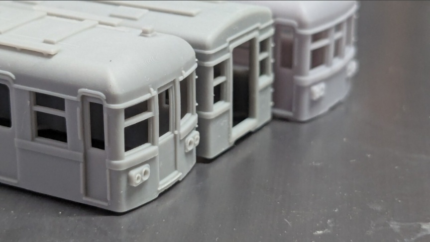 T K K デハ3650形×2 サハ3360形×1 計3両 未塗装 組み立てキット 3655 F 3D出力品