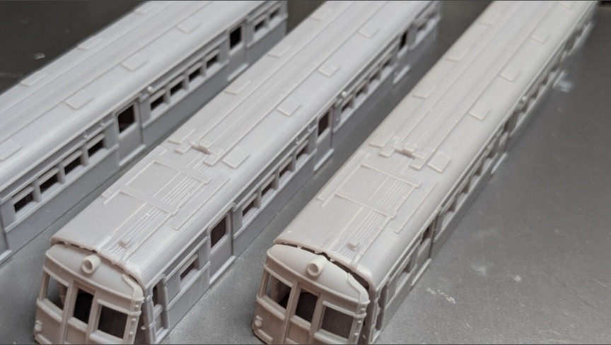 改良品 T K K デハ 3550形×2 クハ3850×1 タイプ 計3両 3D出力品 未塗装 ボディ キット