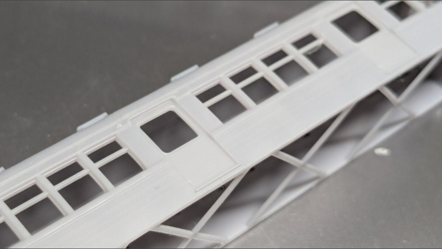 TKK デハ 3500 形 2両 クハ 3770 形 1両 計3両 3D未塗装ボディキット