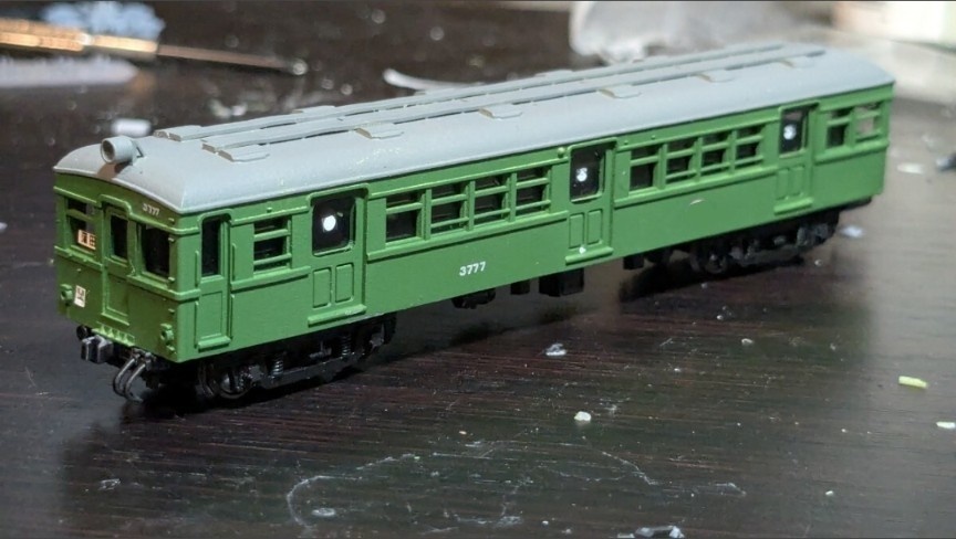 T K K デハ 3800形 タイプ 2両 クハ3770形タイプ 1両 計3両 3D 出力品 未塗装キット