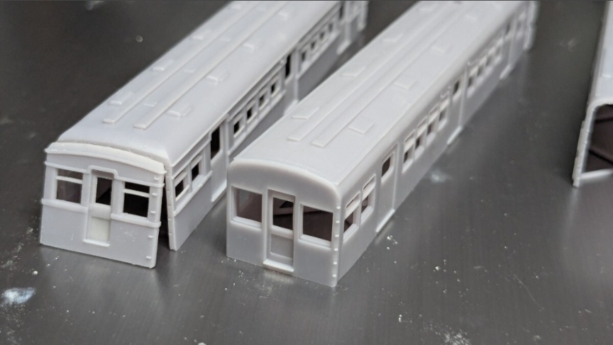 T K K デハ 3800形 タイプ 2両 クハ3770形タイプ 1両 計3両 3D 出力品 未塗装キット