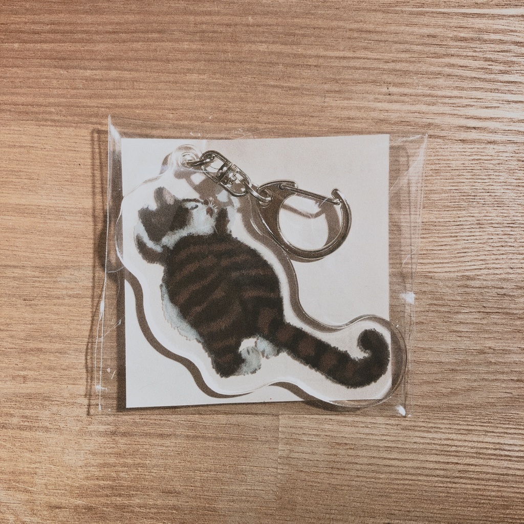ねこNo.2キーホルダー