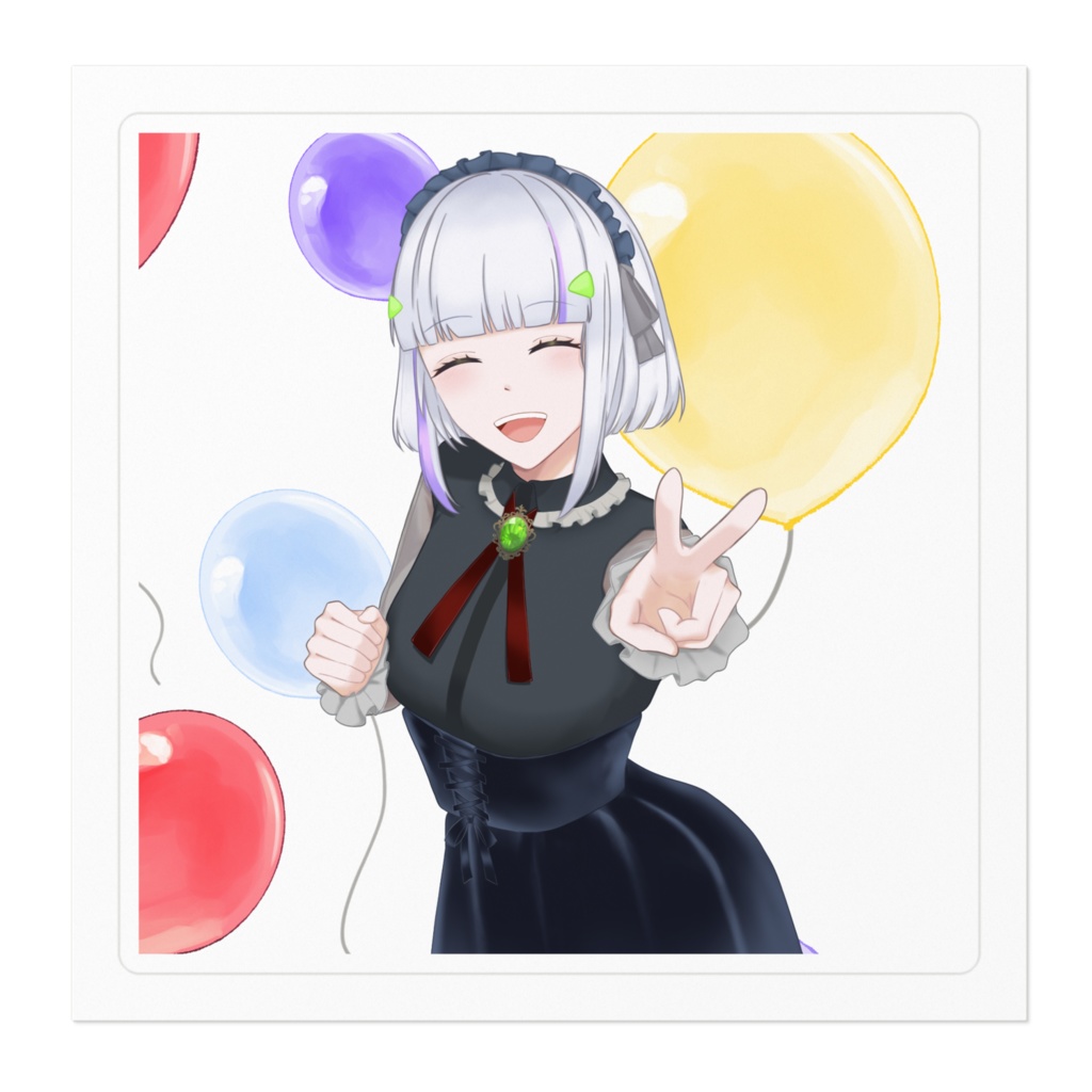 自立思考型電脳人形No.217 ステッカーver2周年記念 ②