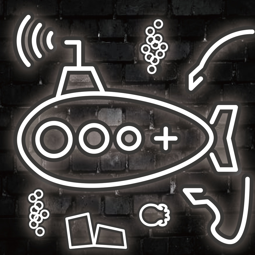 【ネオンアートブロック】Submarine